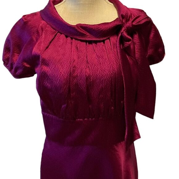 Vintage Midi Dress in Rich Burgundy - Picture 5 of 7